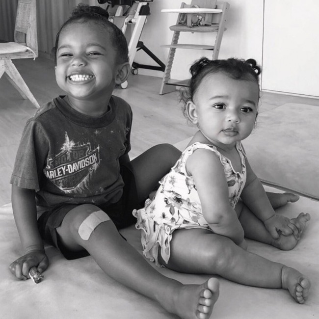 Saint West, Chicago West, Instagram